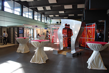 Impression vom Stand auf der ICTP